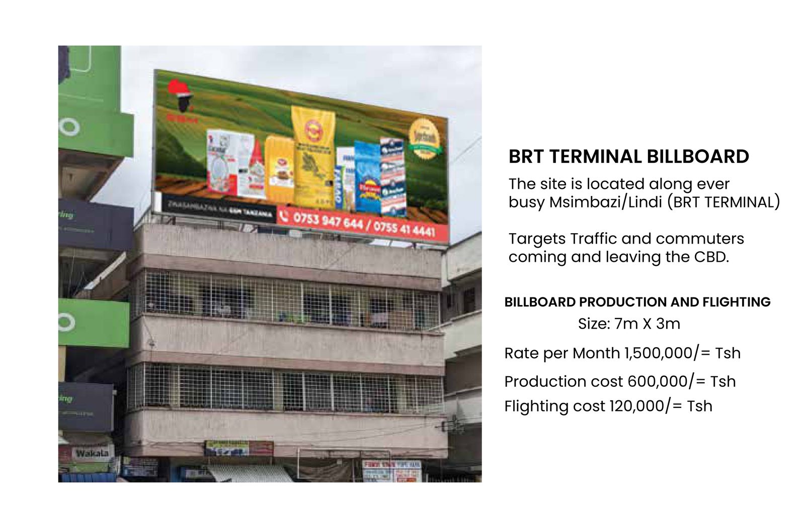 Large-format outdoor brand billboard display