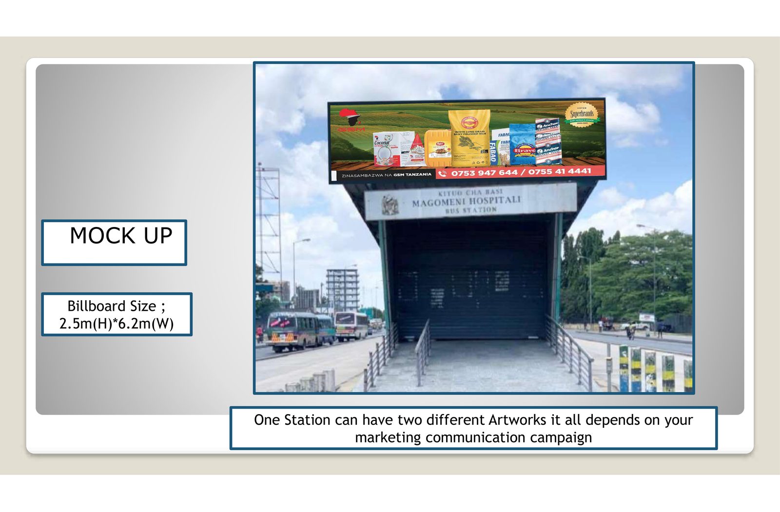 Full DART corridor advertising campaign across stations