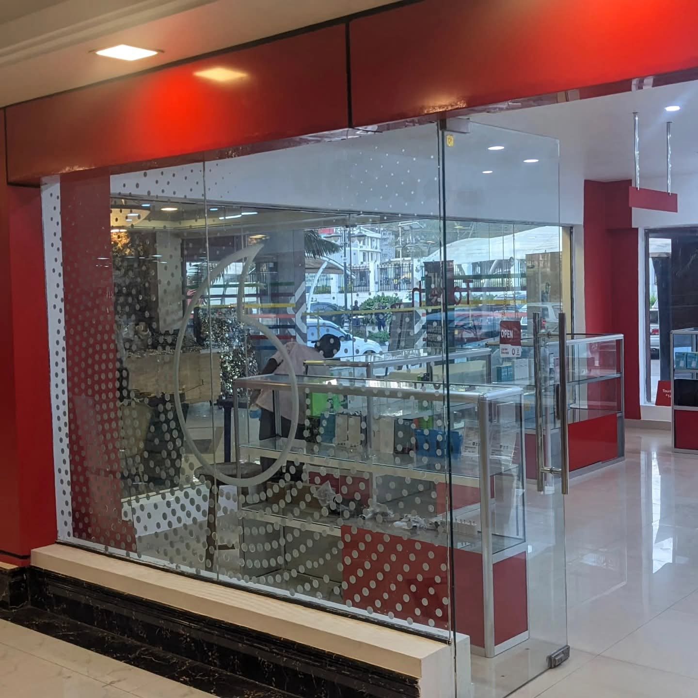 Vodacom retail interior branding and fit-out by Gravimark